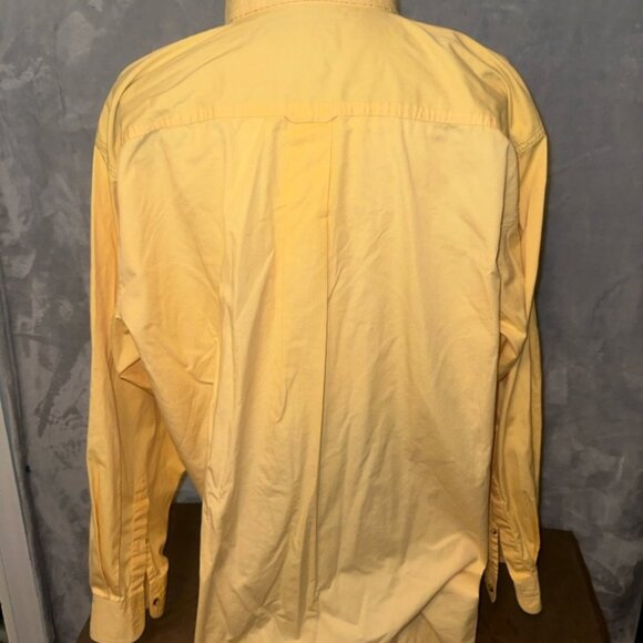 Men’s Red Head XXLT yellow button front shirt EUC - Picture 2 of 3